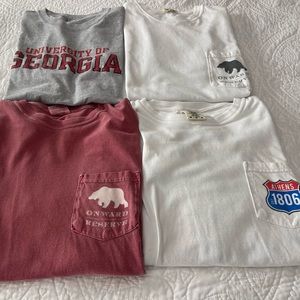 4 men’s medium UGA graphic t shirts